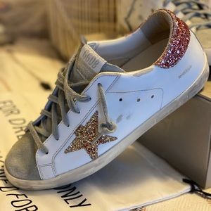 Superstar with Glitter star and heel